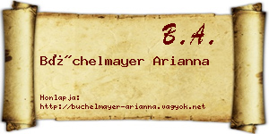 Büchelmayer Arianna névjegykártya